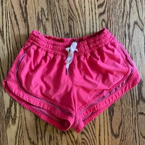 Hot pink Lululemon shorts